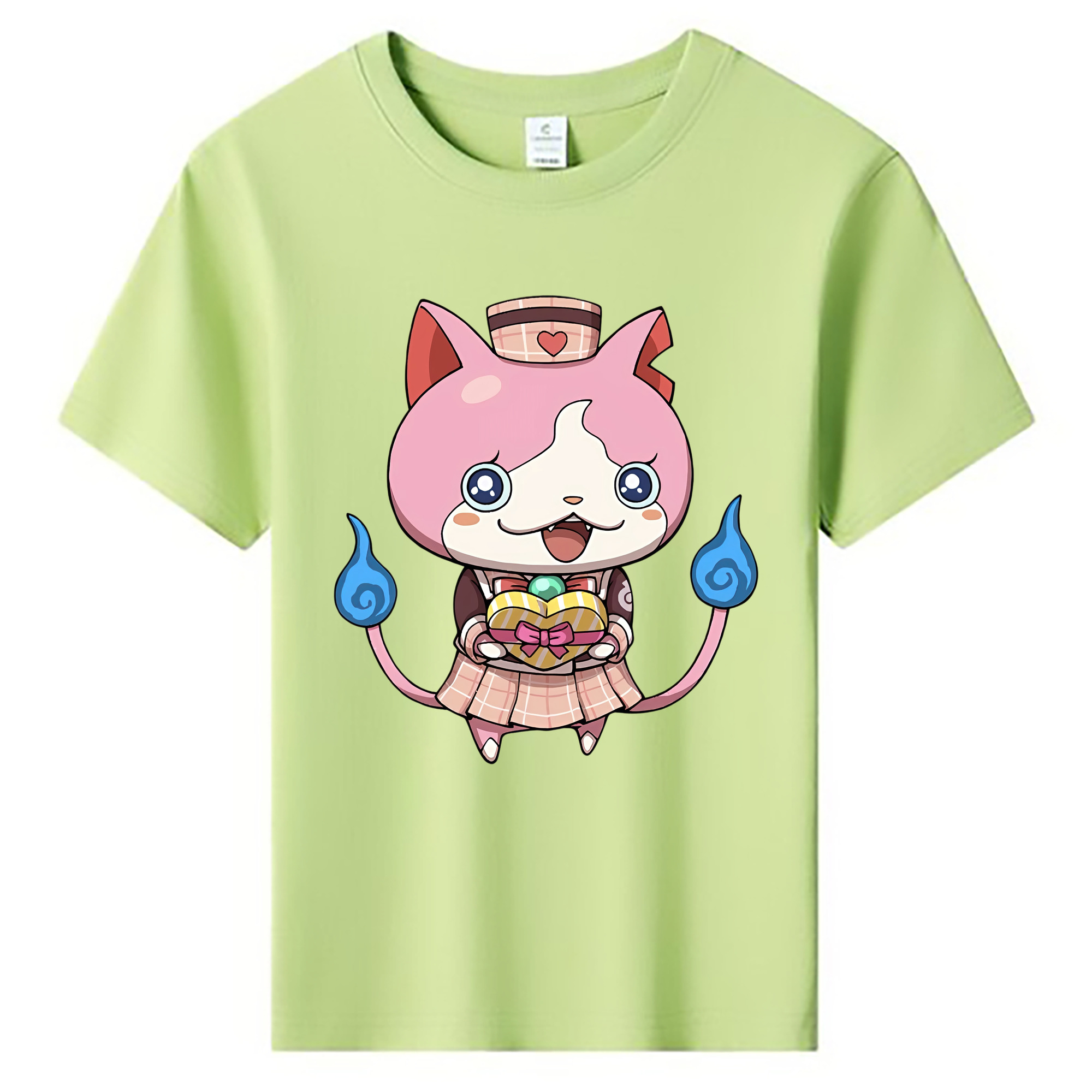 （画像用） 妖怪ウォッチ Yo-kai Watch 綿100％キッズTシャツ（フロントプリント）